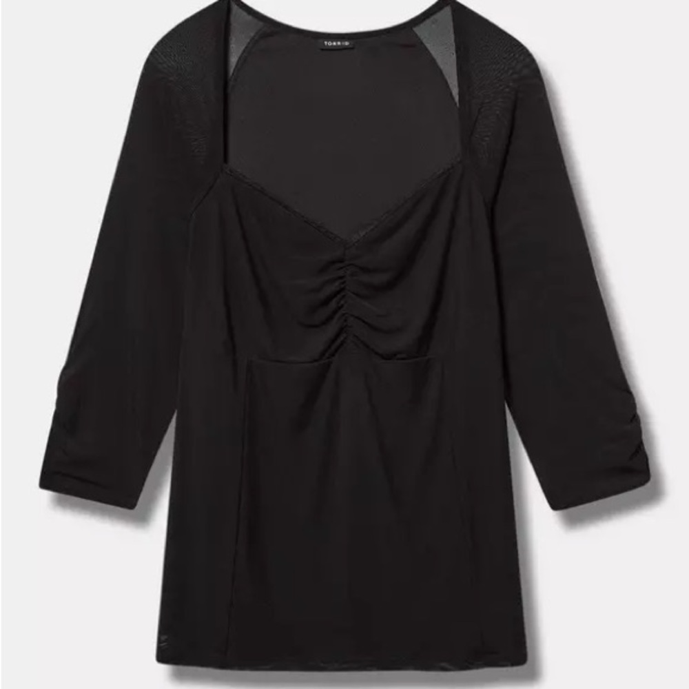 Torrid Mesh Sweetheart Corset Top-Plus Size 1